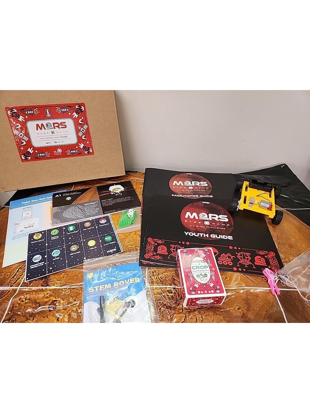 Mars Base Camp 4-H STEM Challenge Rover Build And Game Kit